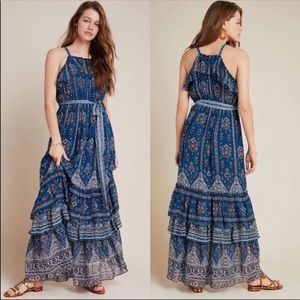 Sasha Ruffle Maxi Dress - PETITE XS